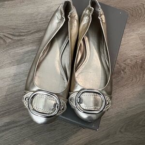 Light gold Women's Ballet Flats